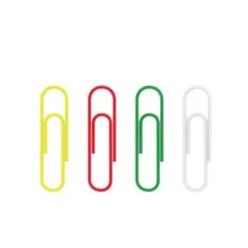 Диспенсер для скрепок магнитный, ErichKrause, в наборе 100 цветных скрепок, картонная упаковка