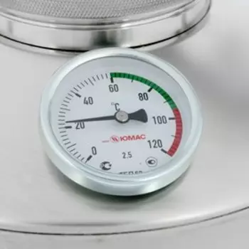 Дистиллятор «Лидер», 20 л, большой разборный сухопарник со сливом, термометр