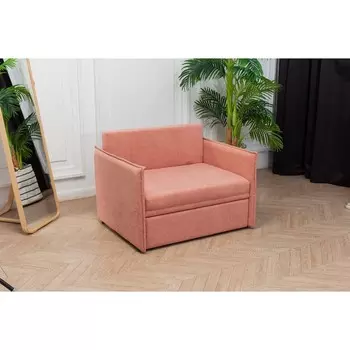 Диван-кровать «Марсель», механизм выкатной, велюр, цвет пыльная роза