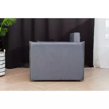 Диван-кровать «Марсель», механизм выкатной, велюр, цвет серый