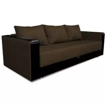 Диван «ЛИДЕР», 14001950 мм, обивка Coffee/SUNNY DARK BROWN