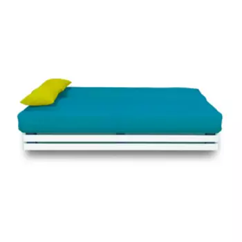 Диван «Манго 1», 11001920 мм, обивка «нео азуре», подушки «нео эппл»