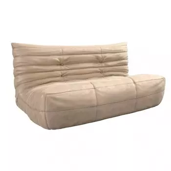 Диван «Маршмеллоу», 2 секции, цвет бежевый