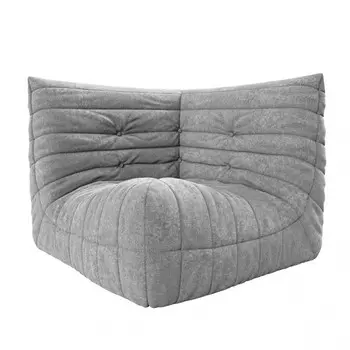 Диван «Маршмеллоу», угловой, цвет серый