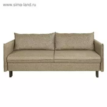 Диван прямой «Матис» с подлокотниками, спальное место 13001950 мм, ткань рогожка, цвет beige