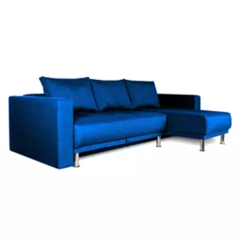 Диван угловой NEXT, с подлокотниками, спальное место 14502050 мм, обивка рогожка, цвет ocean