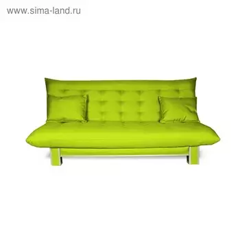 Диван прямой «ПОЛО» Style, спальное место 12001850 мм, рогожка, цвет neo apple