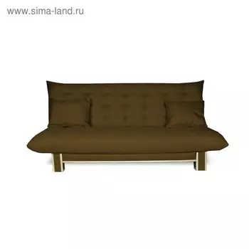 Диван прямой «ПОЛО» Style, спальное место 12001850 мм, рогожка, цвет neo chocolate