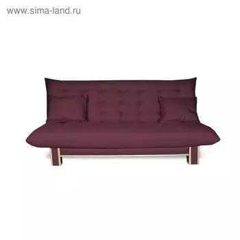 Диван прямой «ПОЛО» Style, спальное место 12001850 мм, рогожка, цвет neo plum