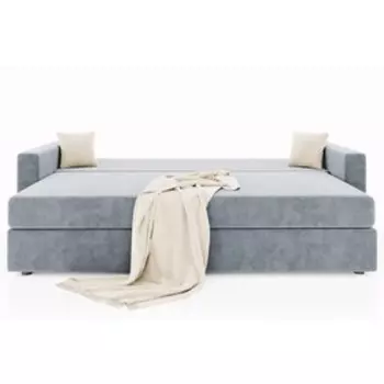 Диван прямой «Олимп 1», ППУ, еврокнижка, цвет селфи 15 / подушки селфи 01