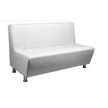 Диван прямой «Рон», без подлокотников, экокожа, 1350740830 мм, цвет белый