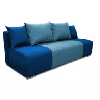 Диван прямой ROYSE, спальное место 12001950 мм, обивка рогожка, цвет okean/denim