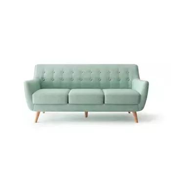 Диван трёхместный Picasso, 1860 × 850 × 830 мм, цвет бирюзовый