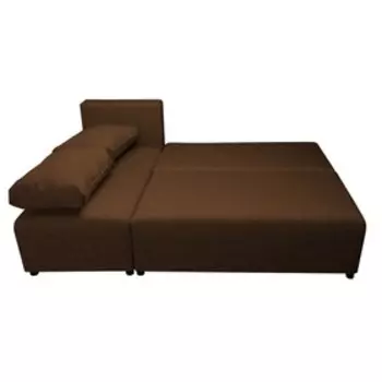 Диван угловой «Виктория», спальное место 12002000 мм, обивка рогожка, цвет coffee