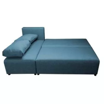 Диван угловой «Виктория», спальное место 12002000 мм, обивка рогожка, цвет denim