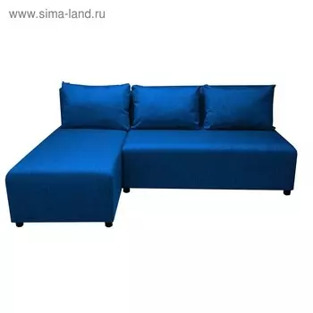 Диван угловой «Виктория», спальное место 12002000 мм, обивка рогожка, цвет ocean