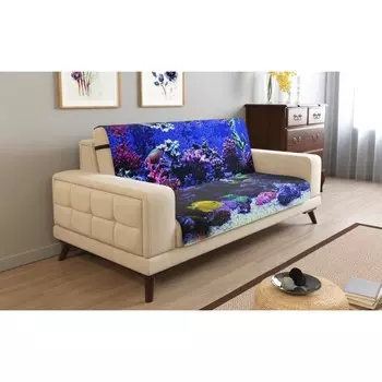 Дивандек на 3х местный диван, размер 195x165 см + 30 см клапан