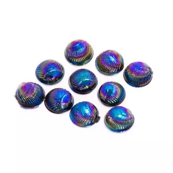 Дизайн пластиковый TNL, круглый, хамелеон, 10 шт