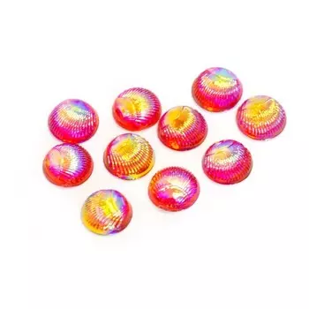 Дизайн пластиковый TNL, круглый, радуга, 10 шт