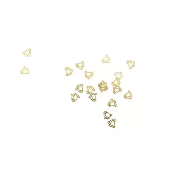 Дизайн Pole, золотистый металл, «Колокольчик», 20 шт