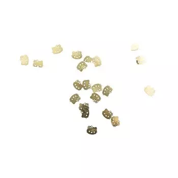 Дизайн Pole, золотистый металл, «Кошка», 20 шт