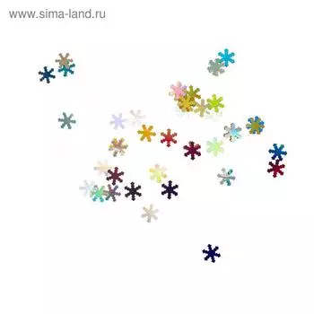 Дизайн TNL cнежинки голография