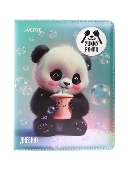 Дневник школьный 1-11 класс, deVENTE.Yummy Panda, искуственная кожа, поролон