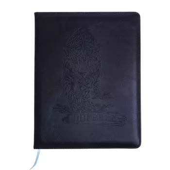 Дневник школьный, 5-11 класс, обложка ПВХ "Леопард", черный