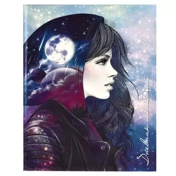 Дневник школьный для 1-11 классов "Моя Вселенная", выборочный УФ-лак, многоуровневый конгрев, печать по фольге, матовая ламинация, интегральная обложка мелованный картон, 48 листов, 65 г/м2, универсальная шпаргалка