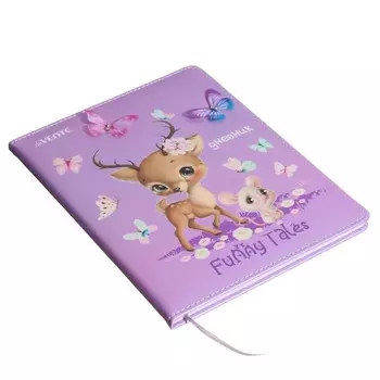 Дневник универсальный для 1-11 класса Funny Tales, твёрдая обложка, искусственная кожа, с поролоном, ляссе, 80 г/м2