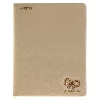 Дневник универсальный для 1-11 класса Bow, твёрдая обложка, искусственная кожа, тиснение фольгой, ляссе, 80 г/м2