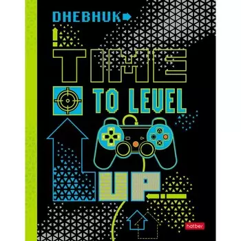 Дневник универсальный для 1-11 класса, Level Up, твердая обложка, металлик, выборочный лак, 40 листов