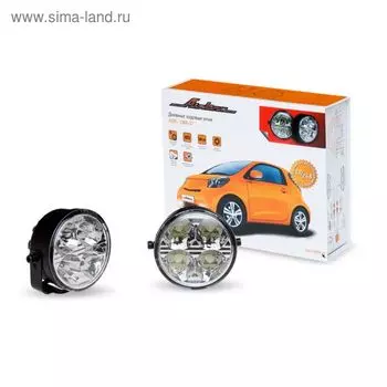 Дневные ходовые огни Airline, ADRL-1W8-07, 1 Вт х 8LED, с блоком управления