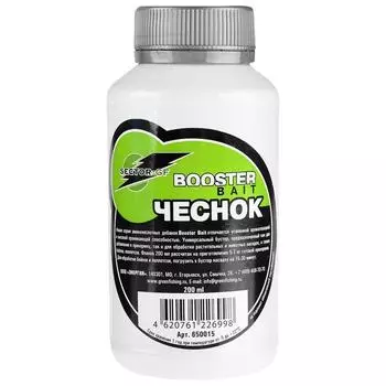 Добавка Greenfishing BUSTER BAIT, чеснок, 200 мл