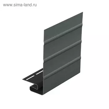 J - фаска для сайдинга DCKE PREMIUM, 3000 мм, цвет графит