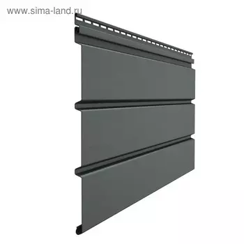 Софит сплошной DCKE PREMIUM, 3053000 мм, цвет графит