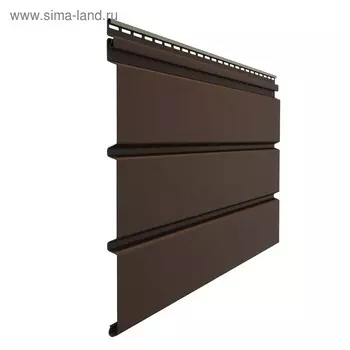 Софит сплошной DCKE PREMIUM, 3053000 мм, цвет каштан