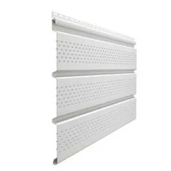 Софит перфорированный DCKE STANDARD, 3053000 мм, цвет пломбир