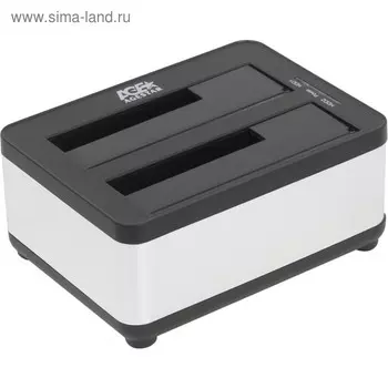 Док-станция для HDD AgeStar 3UBT8 SATA III пластик/алюминий серебристый