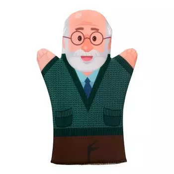 Домашний кукольный театр, кукла-перчатка «Дедушка Вова»