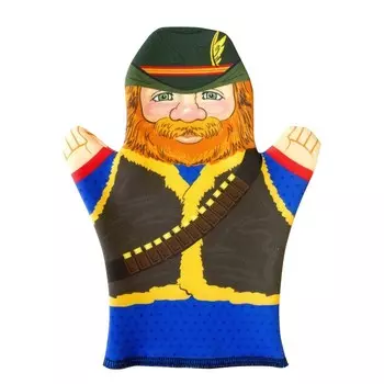 Домашний кукольный театр, Кукла-перчатка «Охотник»