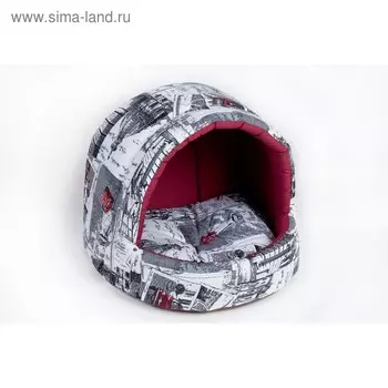 Домик эстрада "Люкс" №1, 39 х 35 х 30 см, микс цветов