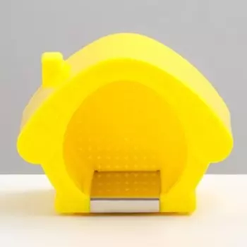 Домик для грызунов охлаждающий, 13.5910.5 см, жёлтый