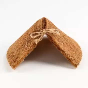 Домик для террариумов, кокосовое волокно, 10 см