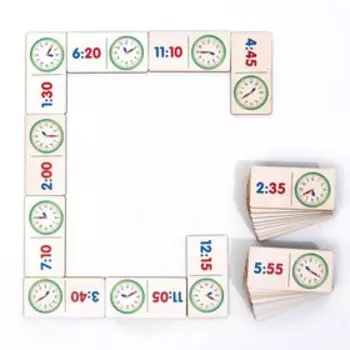 Домино, большое логическое «Который час?»