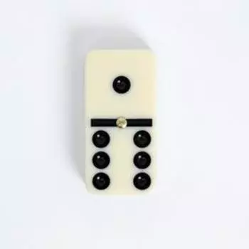 Домино "Форкас", 28 шт, 11 х 18 см, костяшка 4.5 х 2.2 см, синее