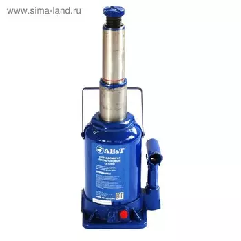 Домкрат бутылочный AE&T T02012, двухштоковый, 12т, 220-460мм, 9.5кг