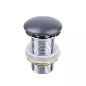 Донный клапан Bronze de Luxe 1002DGM, для раковины, керамика/латунь, серый