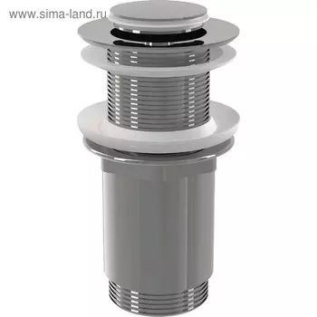 Донный клапан для раковины Alcaplast A394, CLICK/CLACK 5/4", без перелива