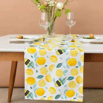 Дорожка «Этель. Лимонад», 40149 см, 80% хлопок, 20% п/э, сатин 110 г/м